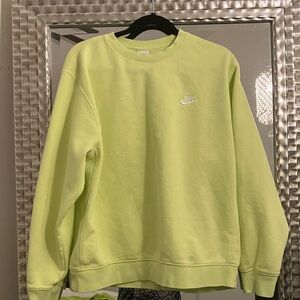 Nike Women's Light Green Sweatshirt
